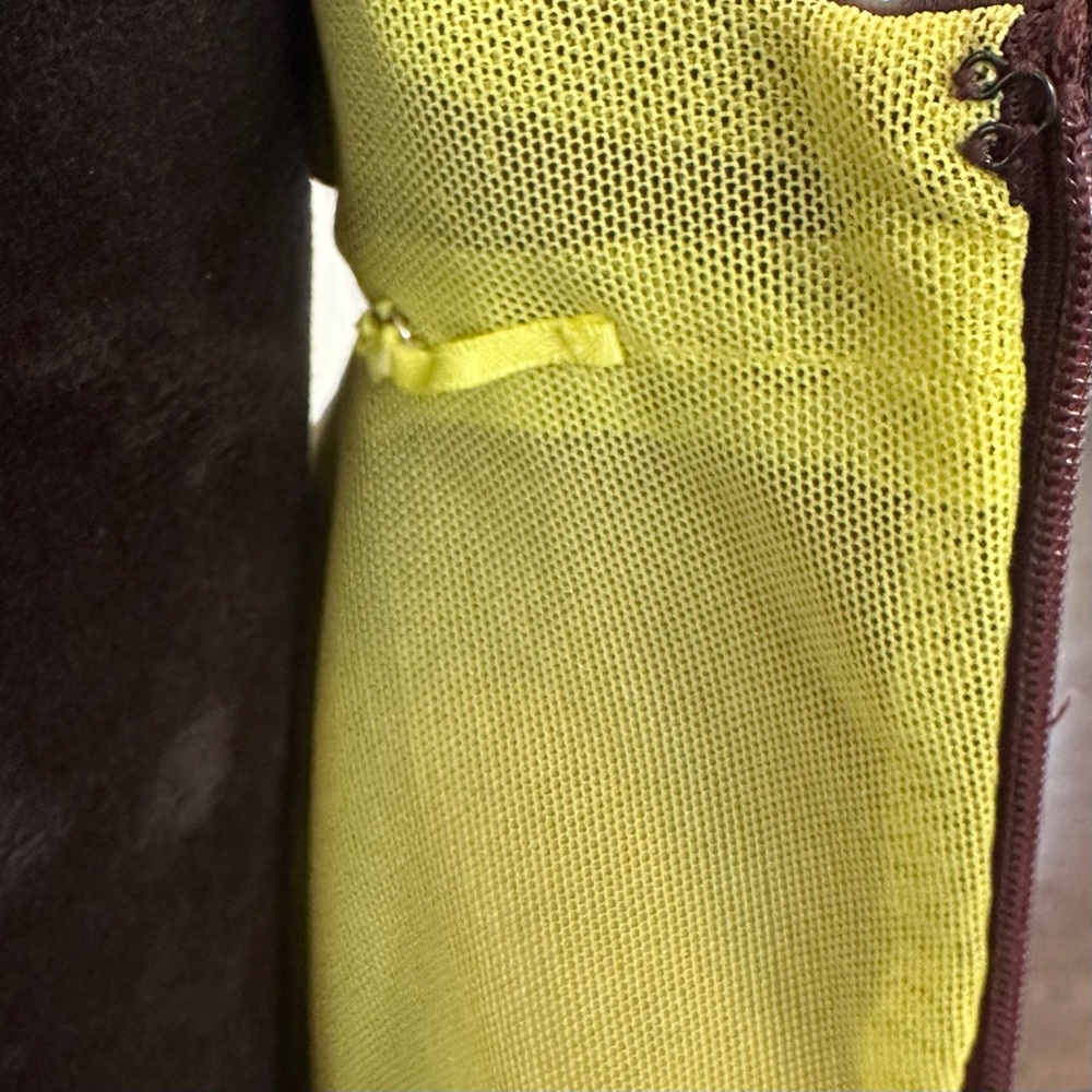 ✨EUC✨Marc New York Brown Ruched Cocktail Dress Lined Side Zip Women size 4 - Picture 10 of 13